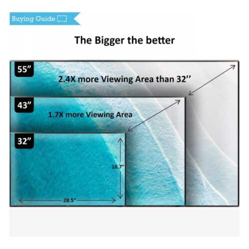 SAMSUNG 80 cm (32 Inch) HD Ready LED Smart Tizen TV with Bezel-Free Design | PurColor | Hyper Real Picture Engine | Triple Protection | SmartThings App Support | TV Key | Connect Share(HDD) | ConnectShare (USB 2.0)  (UA32T4380AKXXL) - Image 3